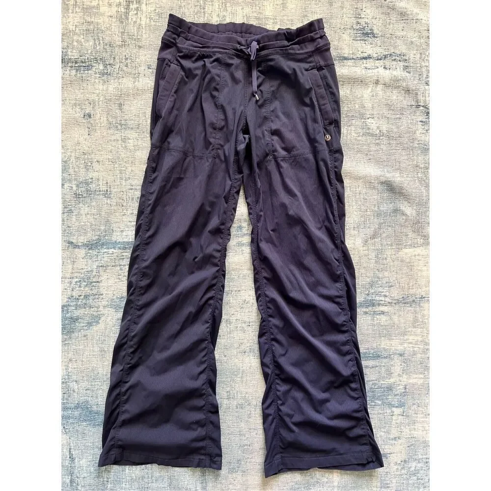 Lululemon True Navy Dance Studio Mid-Rise Pant *Full Length Size 8